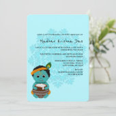 かわいいクリシュナのカード 誕生日のために - クリシュナアート 招待状 (スタンド正面)