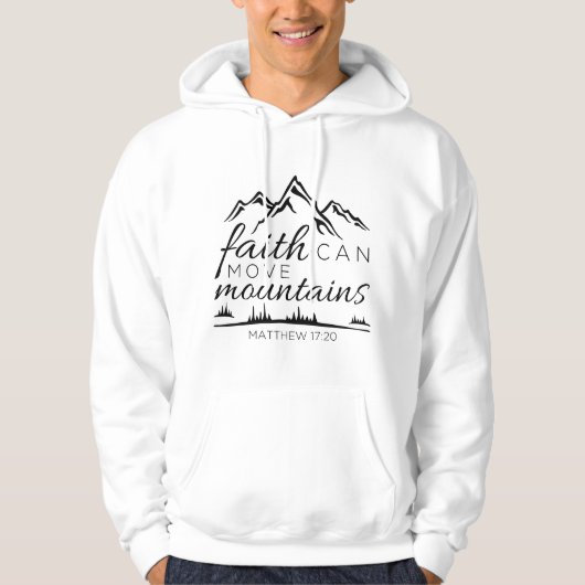 かわいいクリスチャン聖書の詩信仰女性と女の子子供 パーカ (正面)