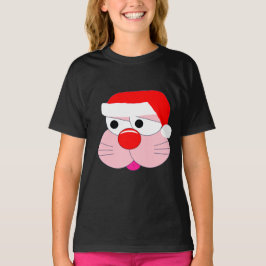 かわいいクリスマスうさぎのキャラクターグラフィックTシャツ Tシャツ
