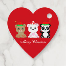 かわいいクリスマスくま3兄弟