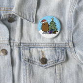 かわいいクリスマスじゃがいも 缶バッジ (インサイチュ)