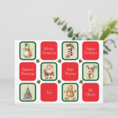 かわいいクリスマスとホリデーのウィッシュ(願い)たちよ シーズンカード (スタンド正面)