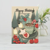 かわいいクリスマスのお菓子 シーズンカード (スタンド正面)