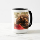 かわいいクリスマスのさらさ、クリスマスの夢は本当を来ることができます! マグカップ (正面右)