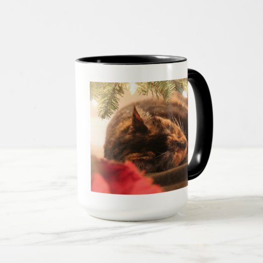 かわいいクリスマスのさらさ、クリスマスの夢は本当を来ることができます! マグカップ (正面右)