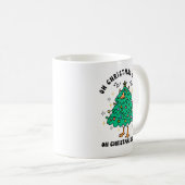 かわいいクリスマスのガチョウ コーヒーマグカップ (正面右)