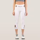 かわいいクリスマスのキウイカスタム カプリレギンス (正面)