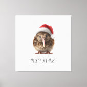 かわいいクリスマスのキウイカスタム キャンバスプリント (正面)