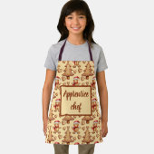 かわいいクリスマスのギンガーブレッドエプロンfor kid エプロン (インサイチュ)