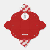 かわいいクリスマスのクッキーのお願いボックス フェイバーボックス (折り畳みなし)