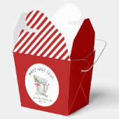 かわいいクリスマスのクッキーのお願いボックス フェイバーボックス (オープン)