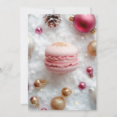 かわいいクリスマスのココと散策ベビーシャワー 招待状 (裏面)