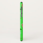 かわいいクリスマスのコラージュの休日パターン Case-Mate iPhoneケース (裏面/左)