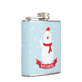 かわいいクリスマスのシロクマ フラスク (右)