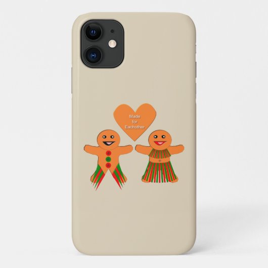 かわいいクリスマスのジンジャーブレッド Case-Mate iPhoneケース (裏面)