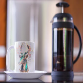 かわいいクリスマスのトナカイのガゼルコーヒーマグ マグカップ