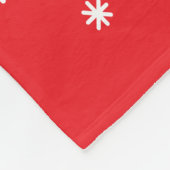 かわいいクリスマスのトナカイのフリースブランケット フリースブランケット (角)