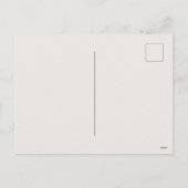 かわいいクリスマスのトナカイの家族の名前 シーズンポストカード (裏面)