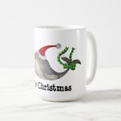 かわいいクリスマスのナラル コーヒーマグカップ (正面右)