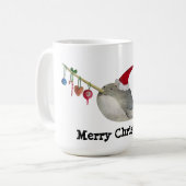 かわいいクリスマスのナラル コーヒーマグカップ (正面左)