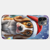 🐶🎄 かわいいクリスマスのバセット犬の楽しい喜び ✨ Case-Mate iPhoneケース (裏面(横))