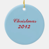 かわいいクリスマスのペンギンの記念品のオーナメント セラミックオーナメント (裏面)