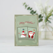 かわいいクリスマスのポスカード シーズンポストカード (スタンド正面)