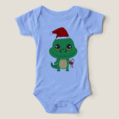 かわいいクリスマスのワニ (デザイン正面)