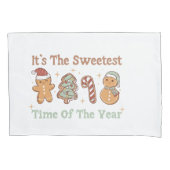 かわいいクリスマスの中で一番甘い時期おもしろいだ 枕カバー (正面)