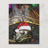 かわいいクリスマスの亀 ポストカード (正面)