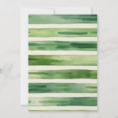 かわいいクリスマスの動物たち ベイビーシャワー 招待状 (裏面)