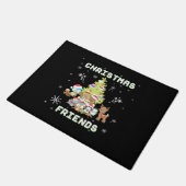 かわいいクリスマスの友だち ドアマット (アングル)