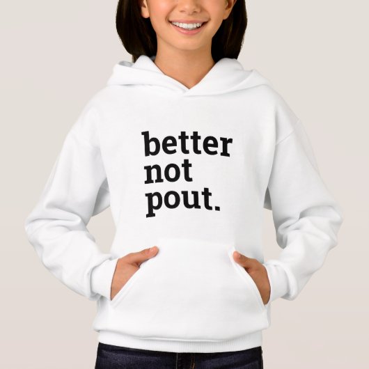 かわいいクリスマスの女の子を吐かない方がよい (正面)