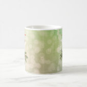 かわいいクリスマスの妖精オンオーナメント コーヒーマグカップ (中央)