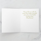 かわいいクリスマスの妖精 ホリデー ポストカード (内部)