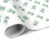 かわいいクリスマスの妖精 ラッピングペーパー (ロールコーナー)