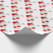 かわいいクリスマスの妖精 ラッピングペーパー (角)