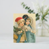 「かわいいクリスマスの子ども」 シーズンポストカード (スタンド正面)