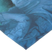 かわいいクリスマスの子犬と小妖精や小人 テーブルクロス (アングル)