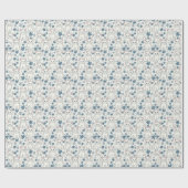 かわいいクリスマスの子猫 ラッピングペーパー (フラット)