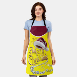 かわいいクリスマスの帽子 エプロン