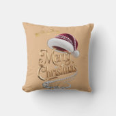 かわいいクリスマスの帽子 クッション (正面)