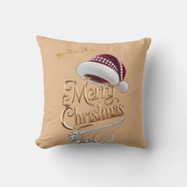 かわいいクリスマスの帽子 クッション
