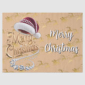 かわいいクリスマスの帽子 薄葉紙 (正面)