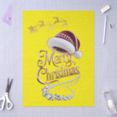 かわいいクリスマスの帽子 薄葉紙 (クラフト)