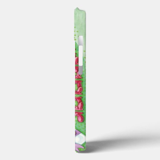 かわいいクリスマスの幼虫列車プレゼント付き Case-Mate iPhoneケース (裏面 / 左)