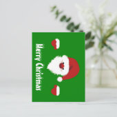 かわいいクリスマスの漫画 ポストカード (スタンド正面)