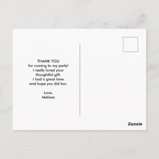 かわいいクリスマスの犬のピンクの蝶ネクタイの写真 ありがとう ポストカード (裏面)