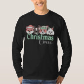 かわいいクリスマスの犬の仲間たち Tシャツ (正面)