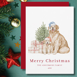 かわいいクリスマスの犬 クリスマス